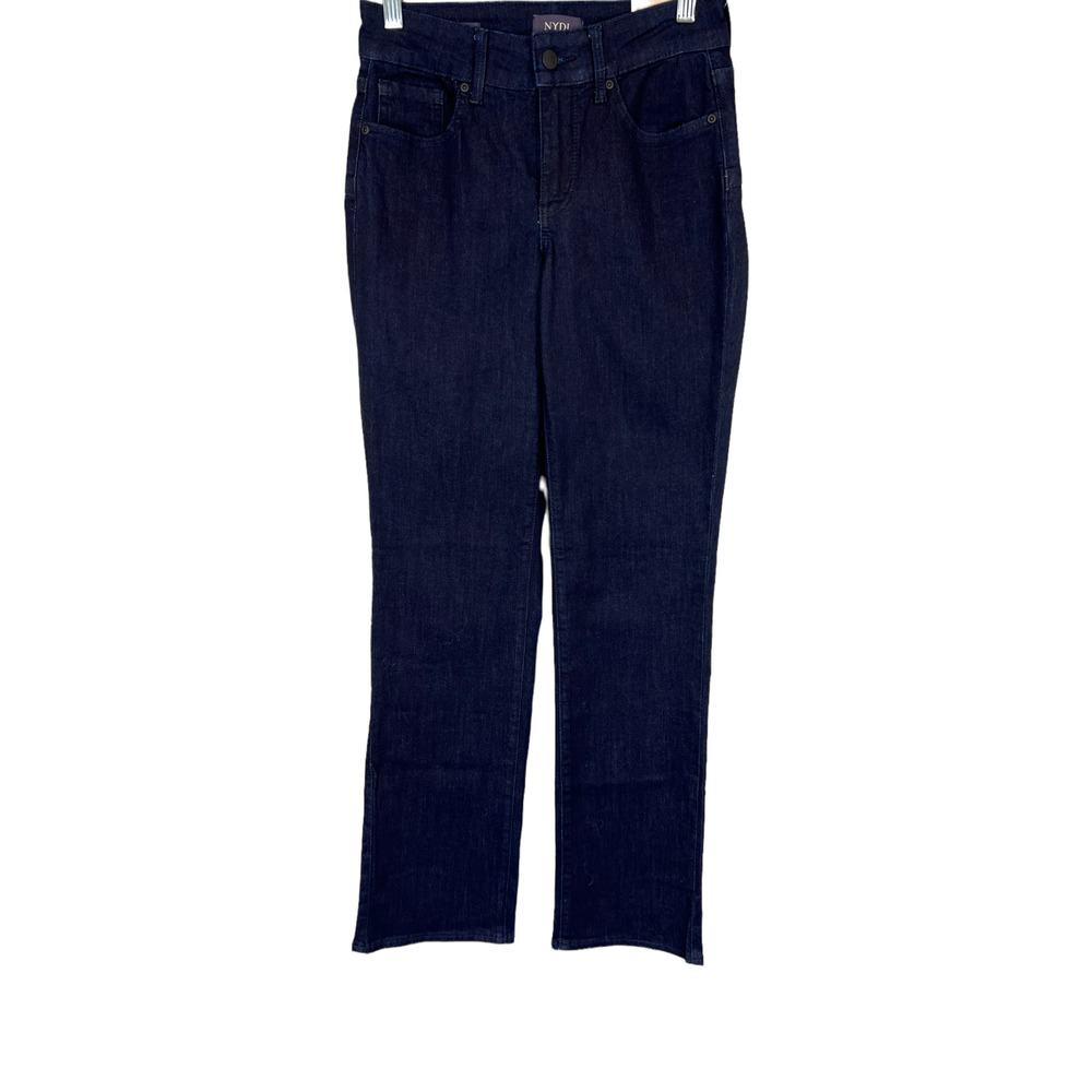 NYDJ Women's Marilyn Straight Uplift Jeans Pant in Cool Embrace Rinse 0 Size